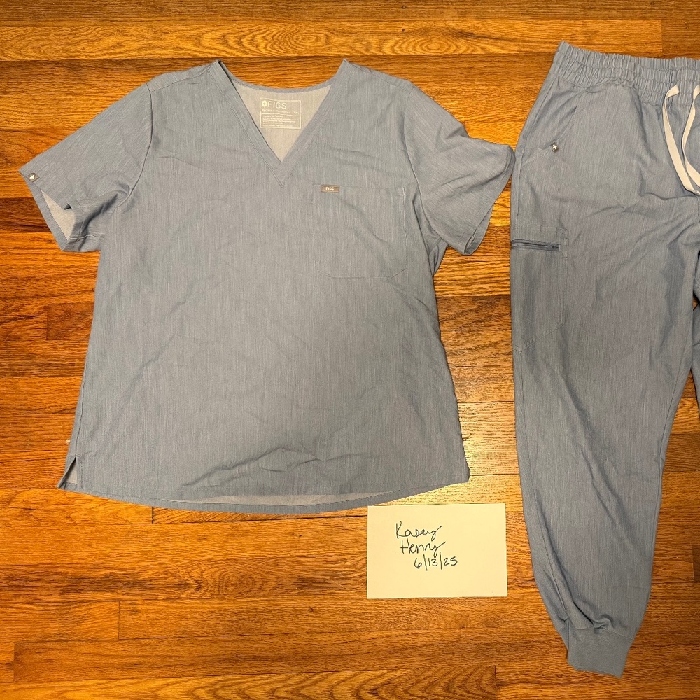 Figs Heather Indigo Scrub Set/FREE SHIPPING